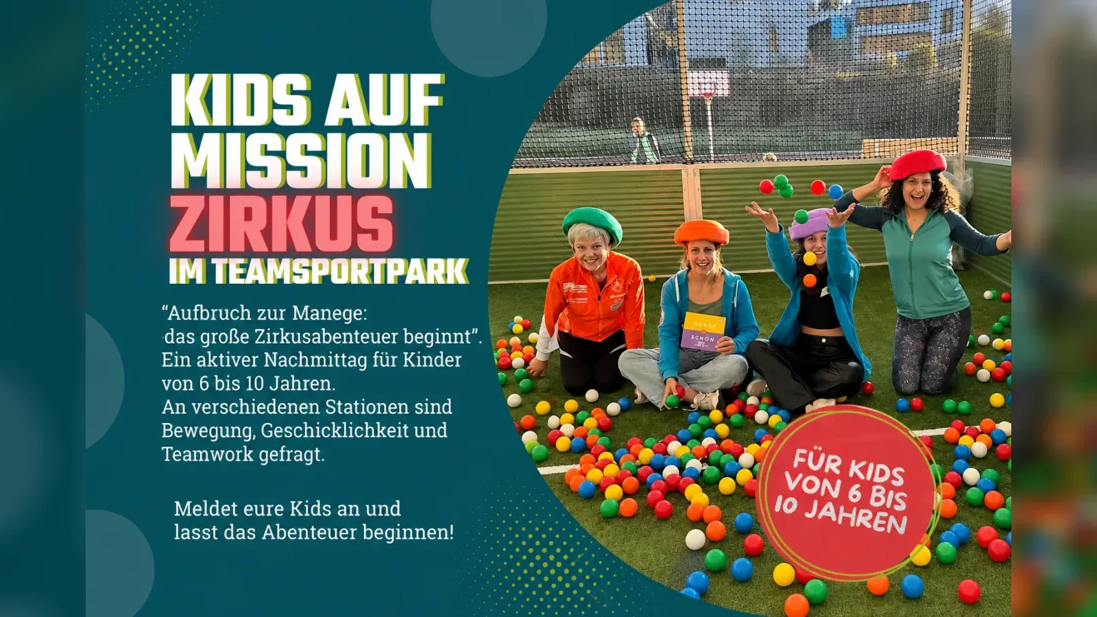 Hero-Bild für Kids auf Mission Zirkus