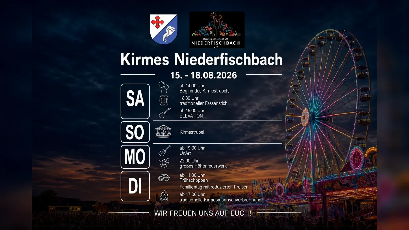 Hero-Bild für Kirmes Niederfischbach