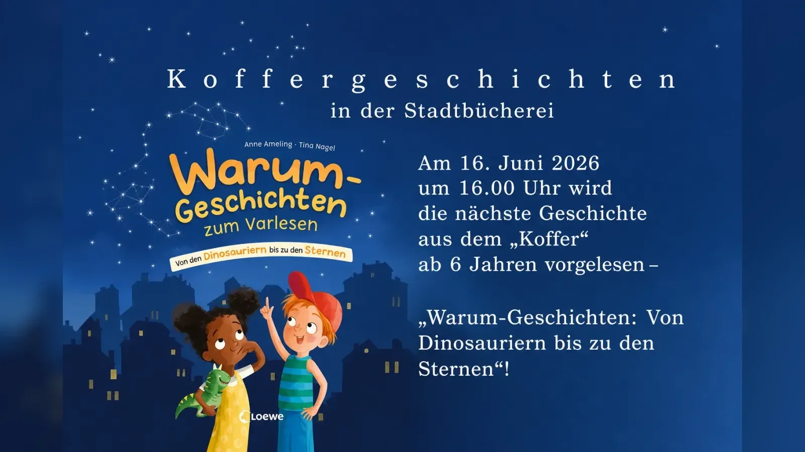 Hero-Bild für Koffergeschichten in der Stadtbücherei