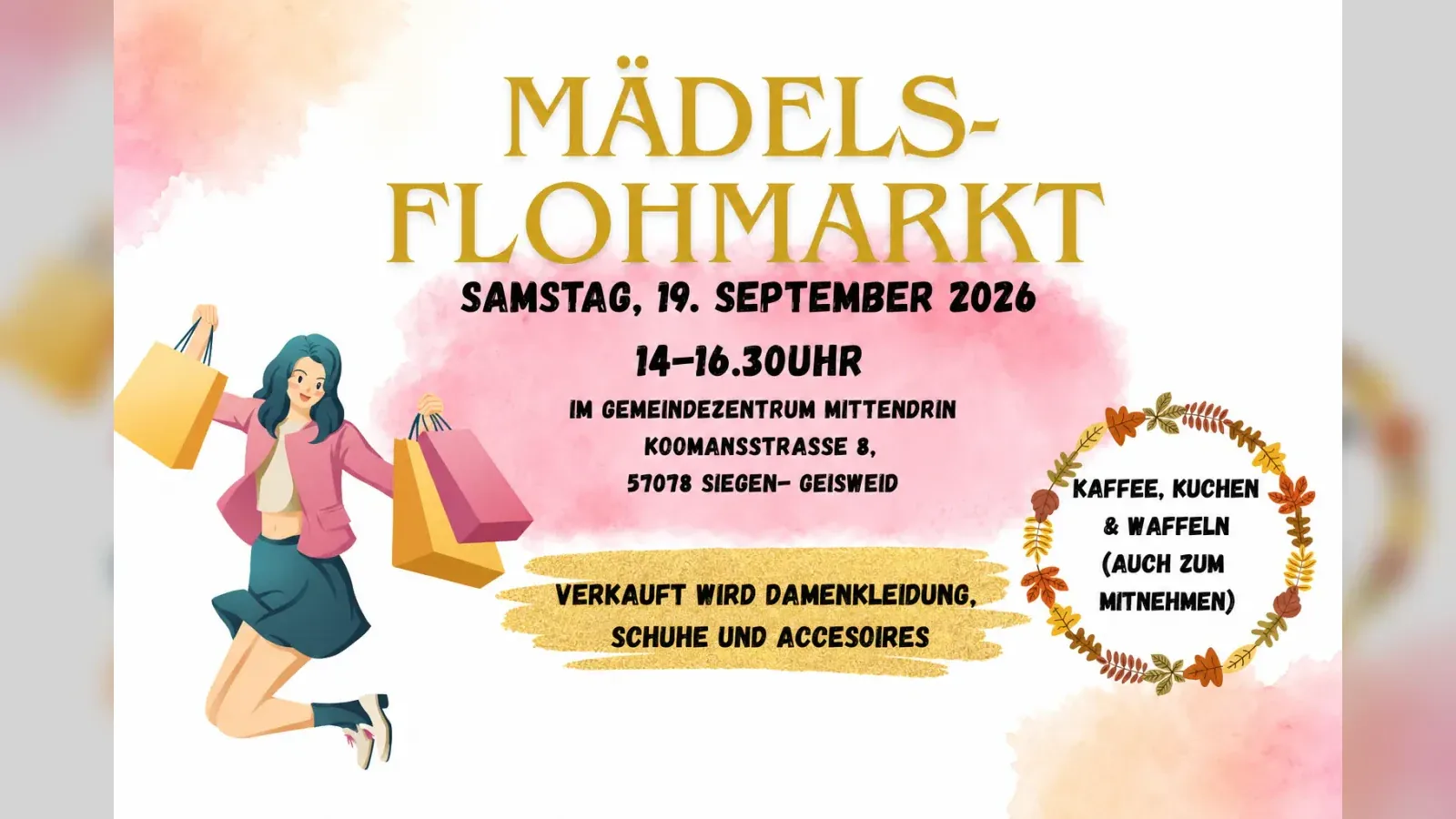 Hero-Bild für Mädels-Flohmarkt