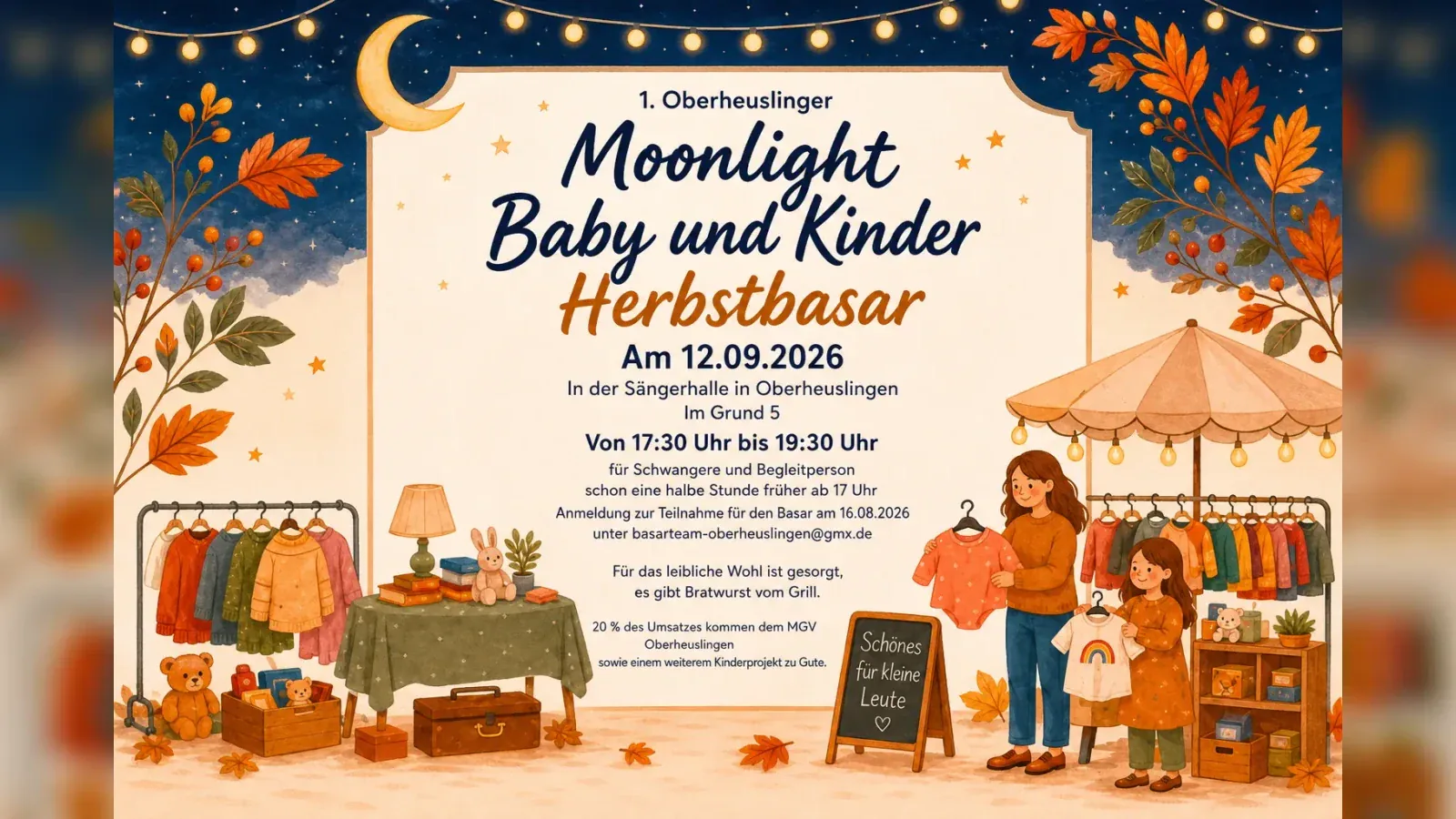 Hero-Bild für Moonlight Baby und Kinder Herbstbasar