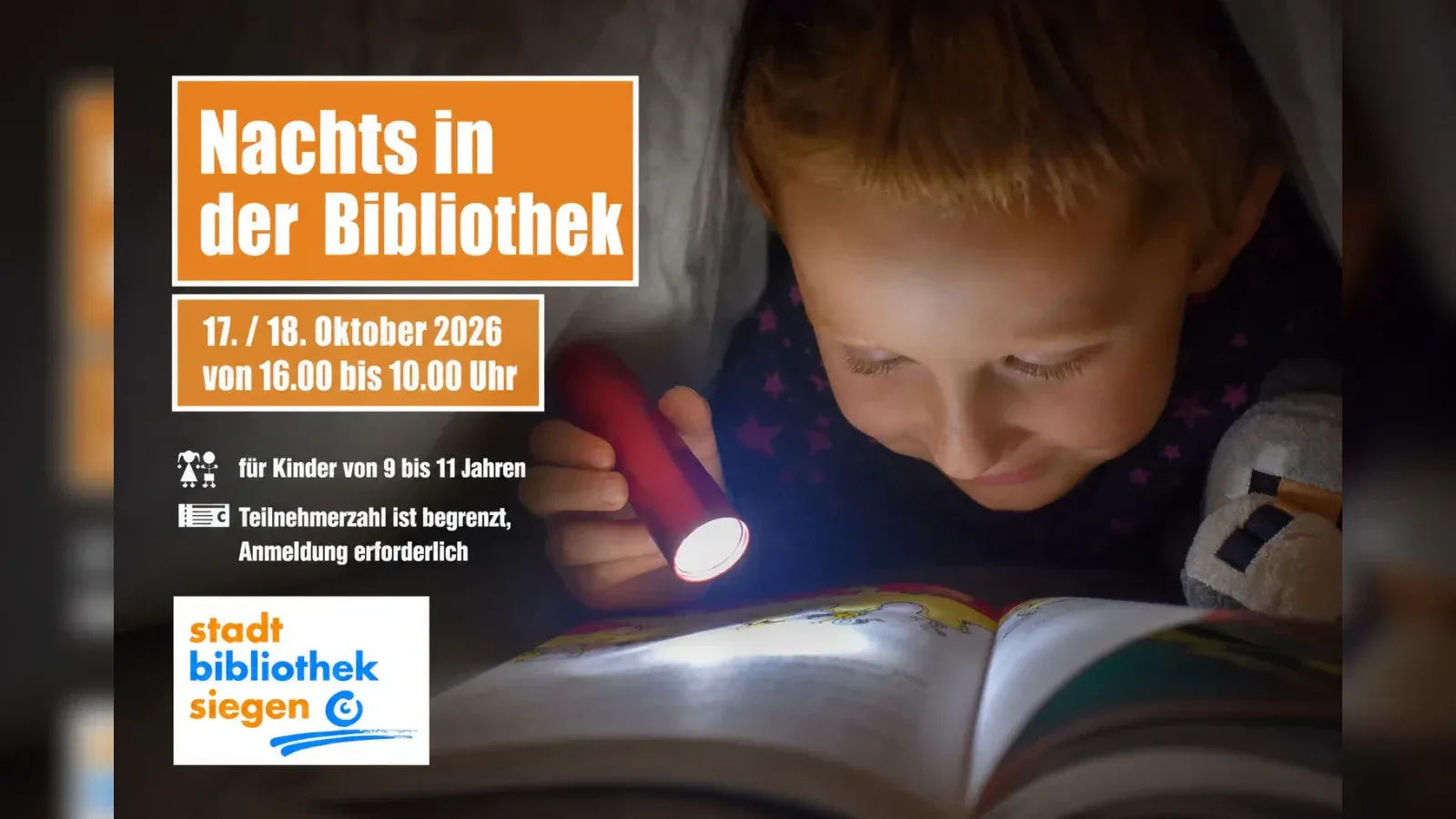 Hero-Bild für Nachts in der Bibliothek
