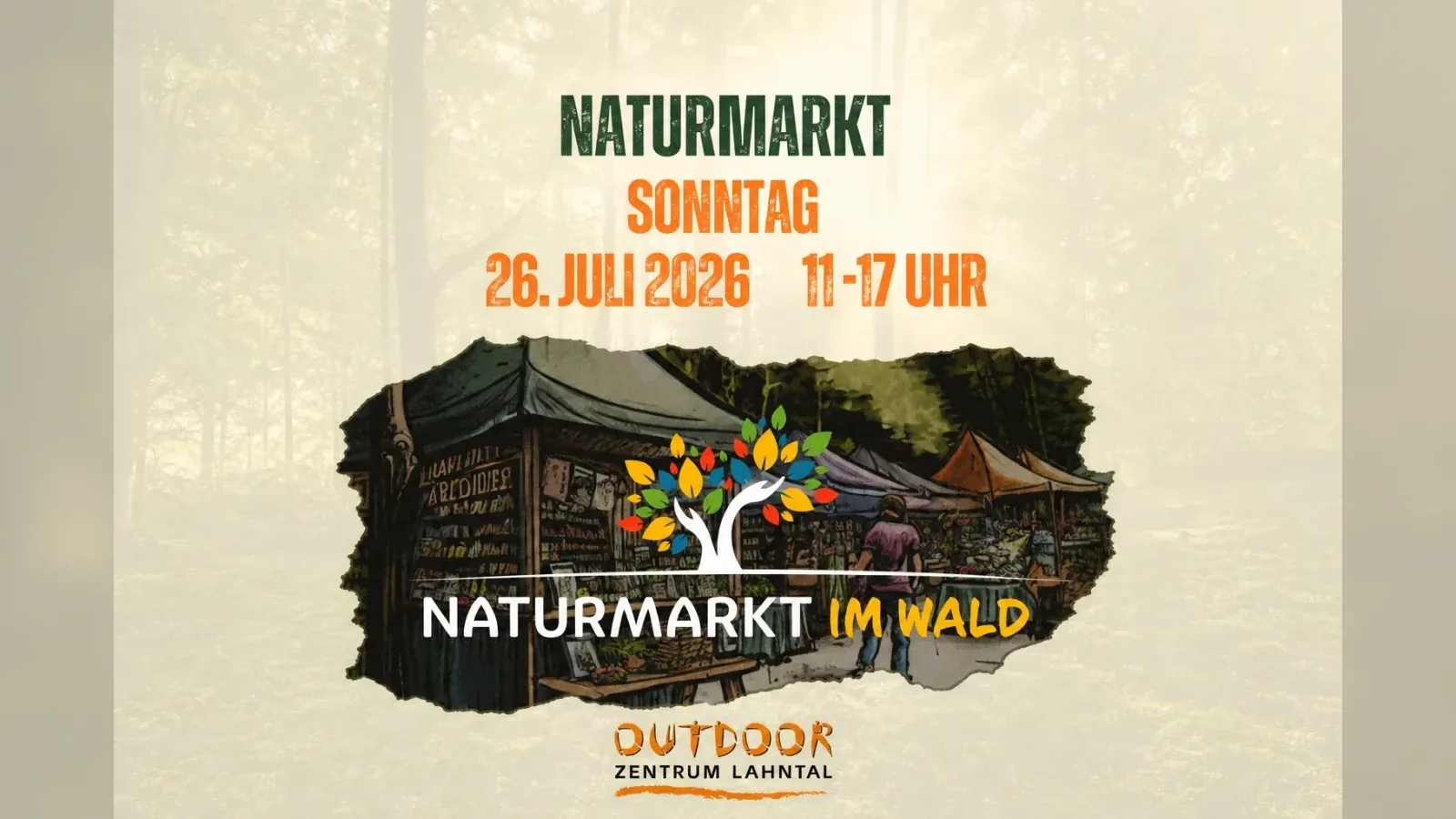 Hero-Bild für Naturmarkt im Wald