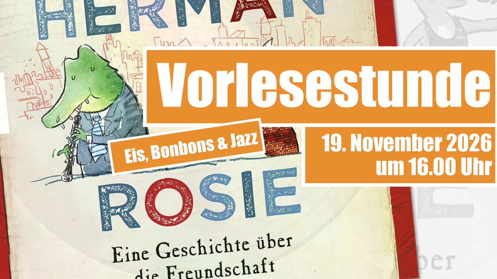 Eis, Bonbons und Jazz! Vorlesestunde für Kinder ab 4 Jahren in Stadtbibliothek Siegen