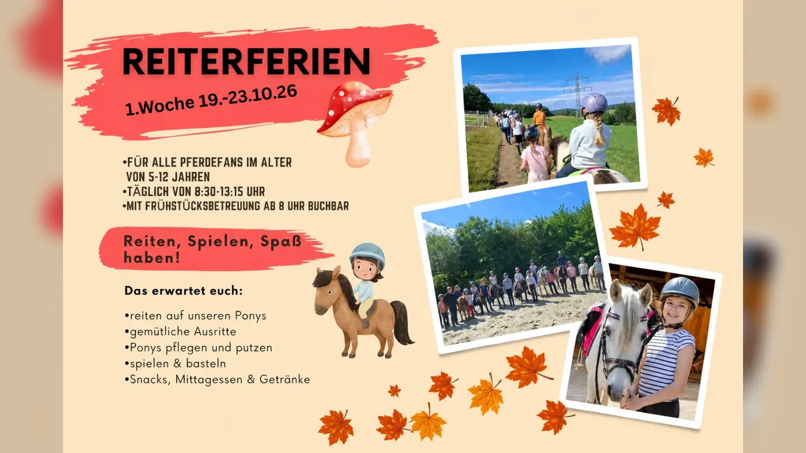 Hero-Bild für Reiterferien