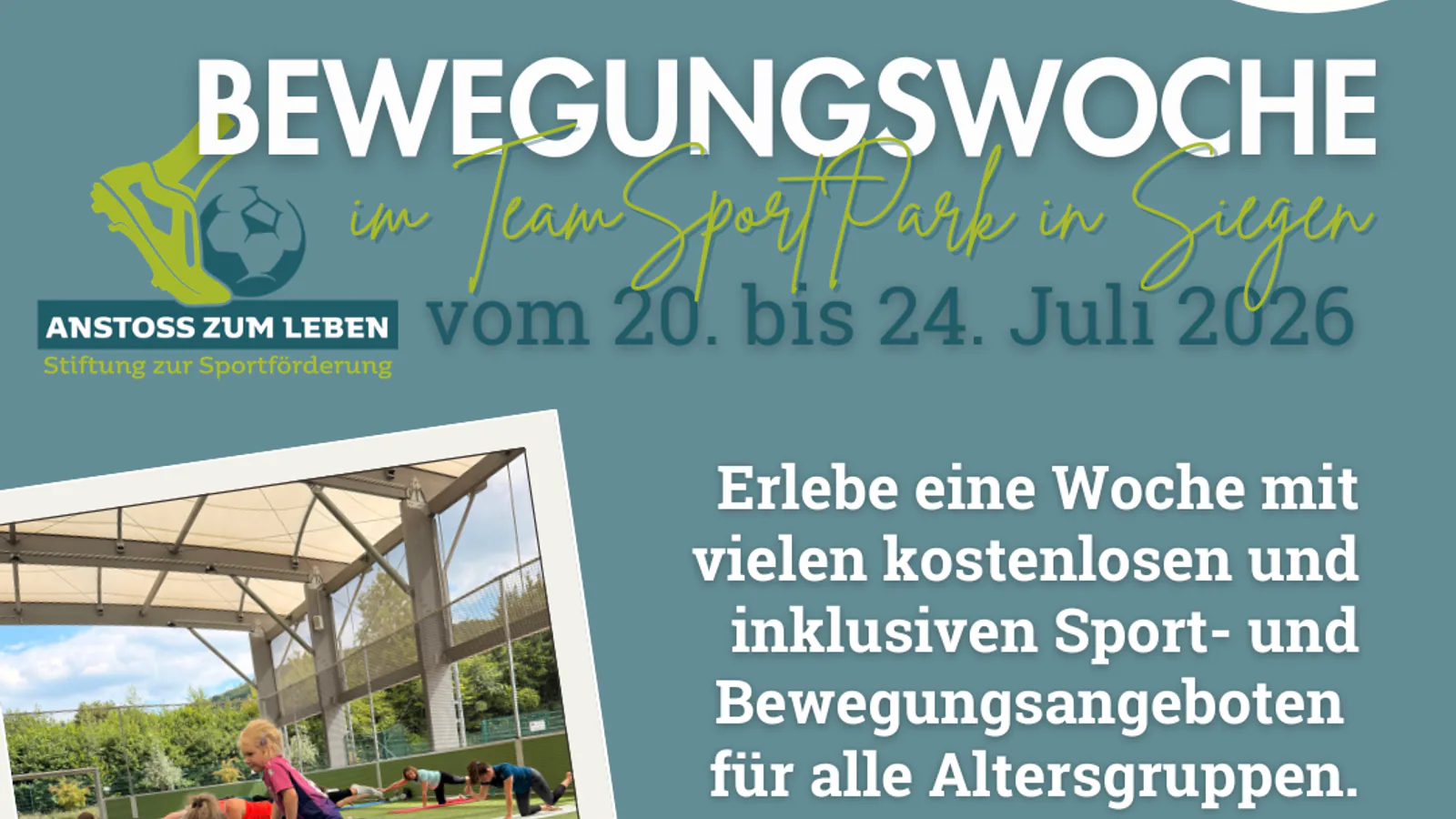 Bewegungswoche im TeamSportPark in TeamSportPark