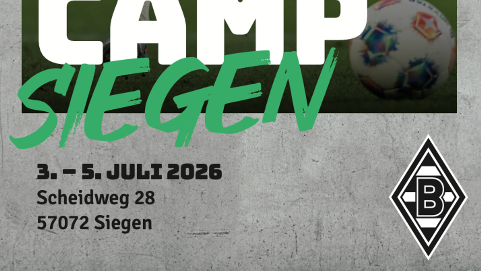 FohlenAkademie: Fußball Camp TSV Siegen mit Borussia VfL1900 Mönchengladbach in TSV Siegen
