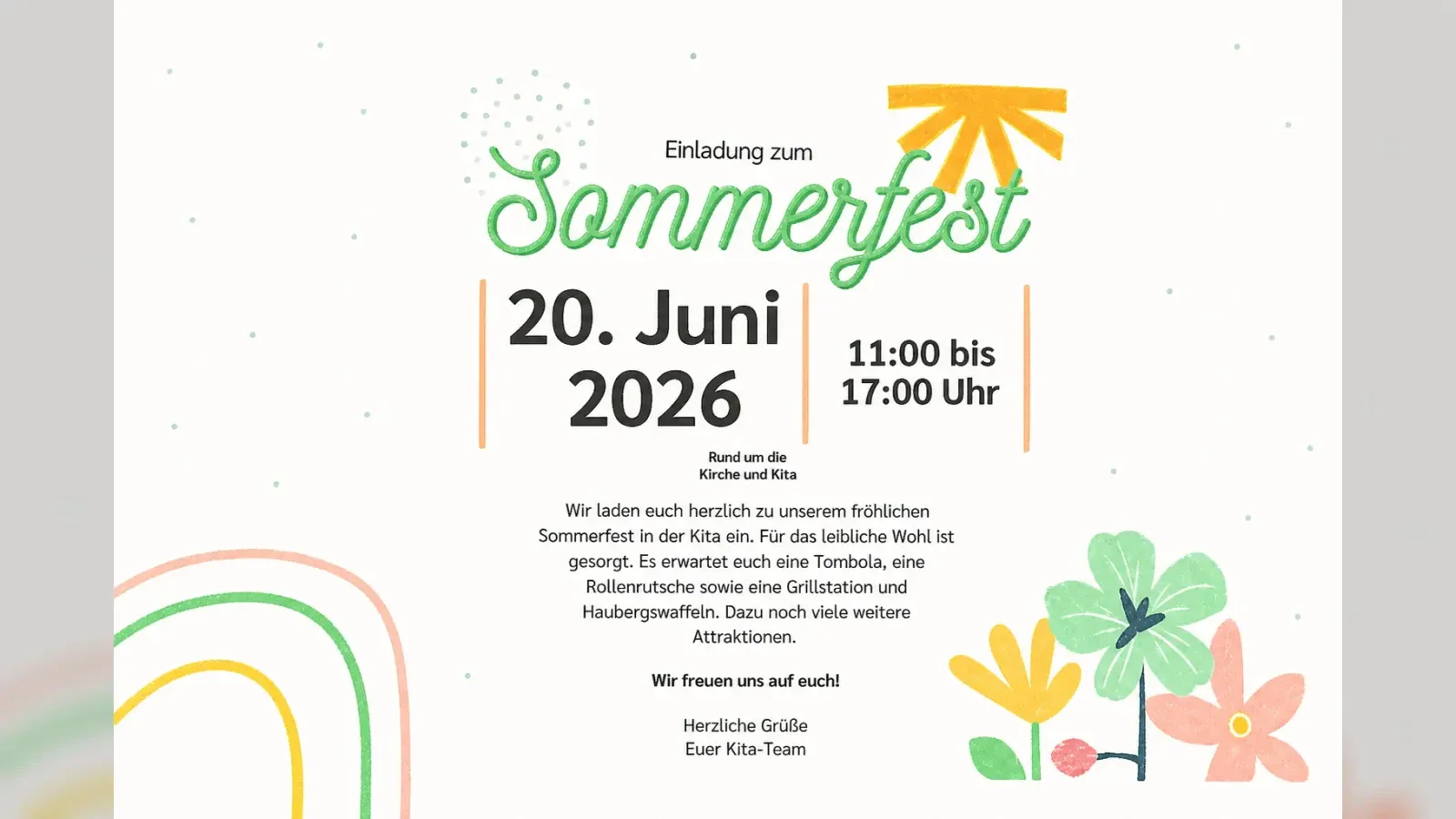 Hero-Bild für Sommerfest