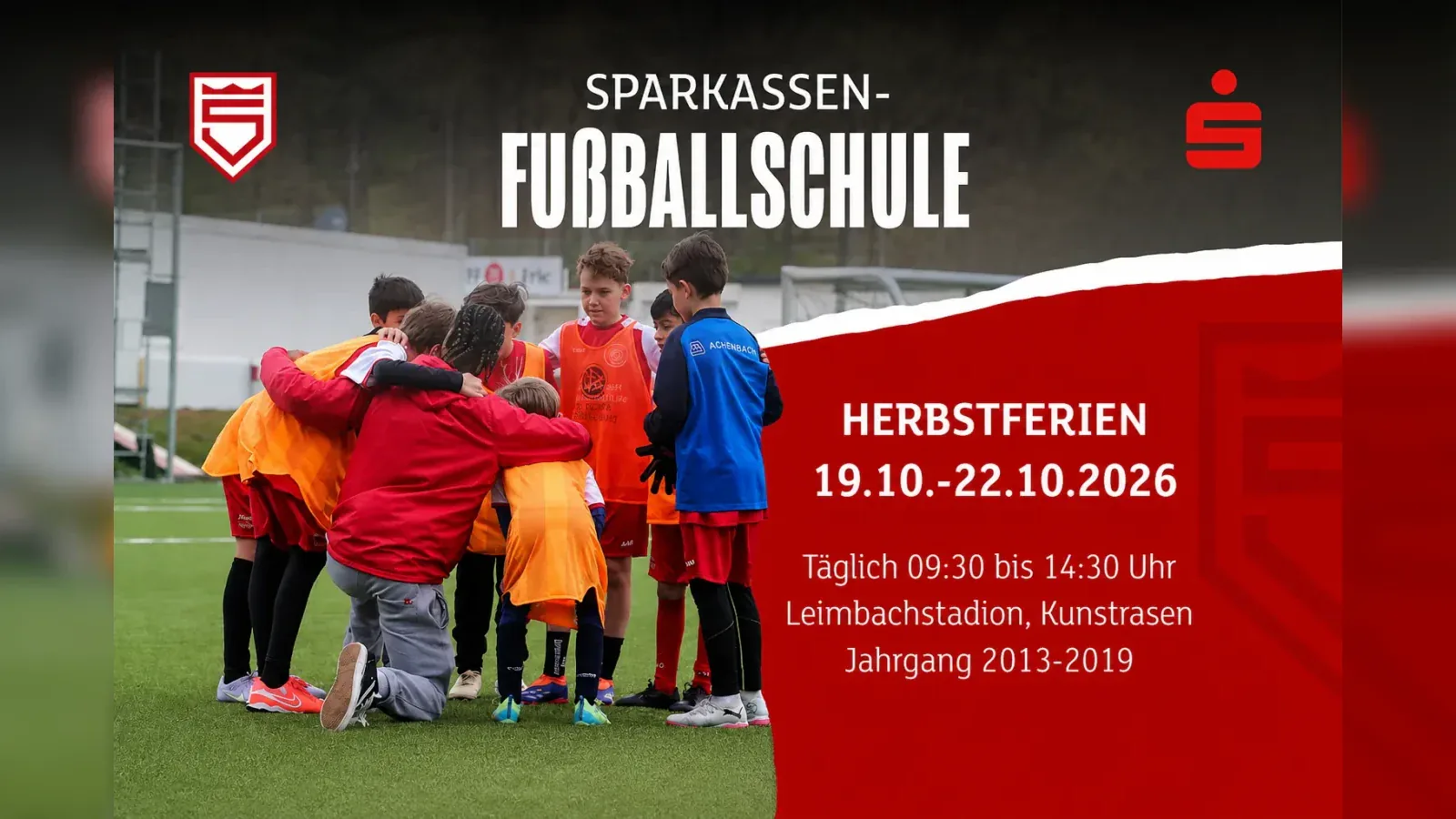 Hero-Bild für Sparkassen-Fußballschule Herbstferien