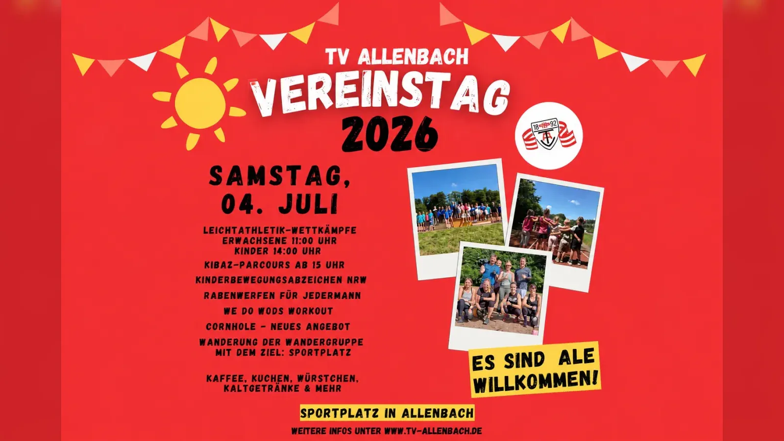 Hero-Bild für Vereinstag 2026