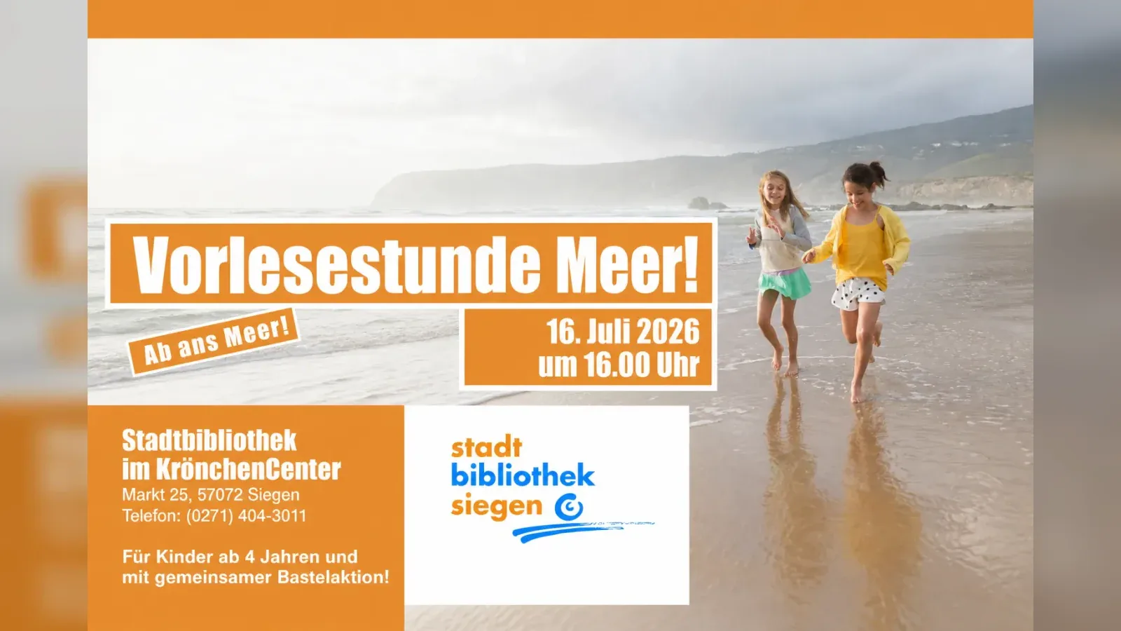 Hero-Bild für Vorlesestunde Meer!