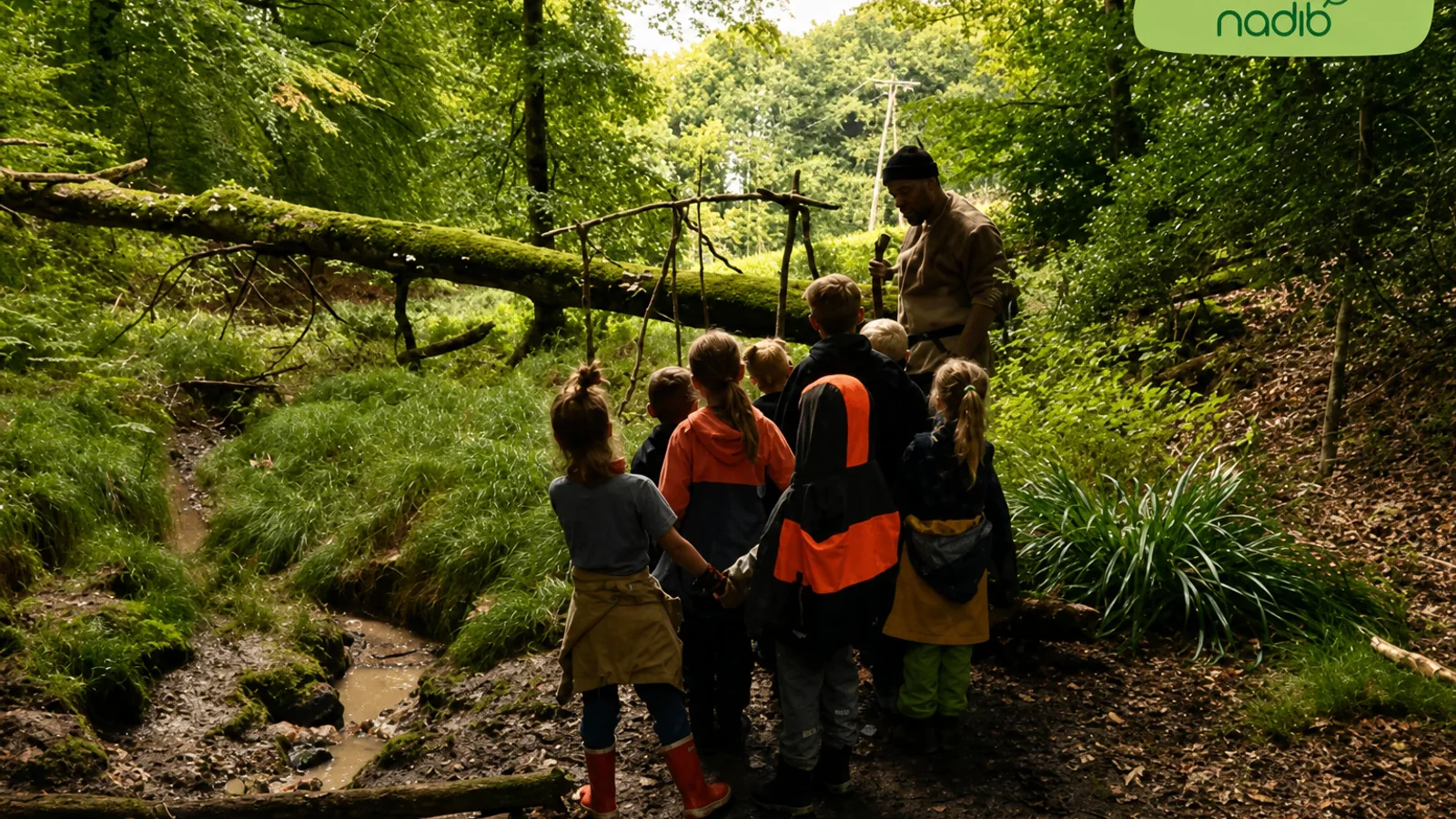 Wald-Entdeckerreise mit dem Projekt "Natur digital begreifen" in Historischer Tiergarten Siegen-Weidenau