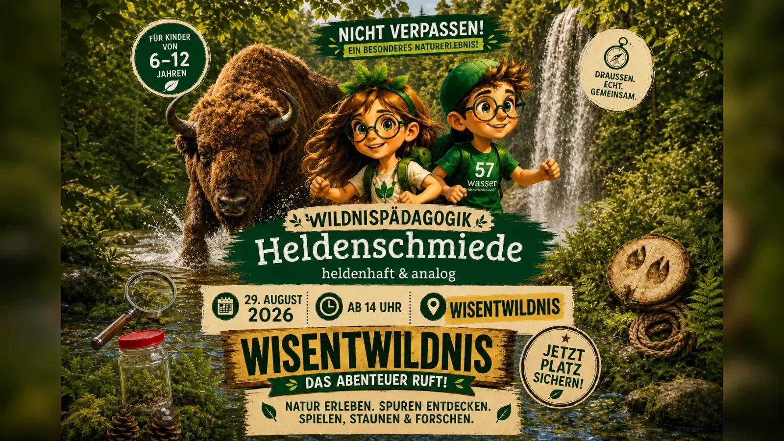Hero-Bild für Wildnispädagogik