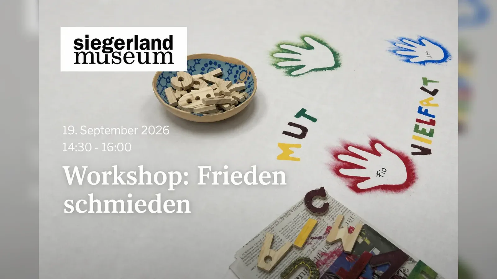 Hero-Bild für Workshop: Frieden schmieden