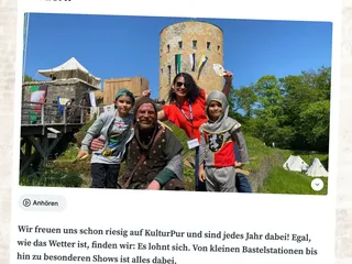 Neugierig auf #KulturPur2025? …Dann unbedingt den SZ-Newsletter abonnieren – dort gibt’s jede Woche exklusive Tipps & tolle Gewinnspiele rund ums Festival! 🙌🏽 - Instagram Bild 2