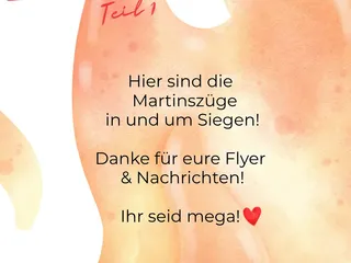 Hier sind die Martinszüge in und um Siegen: - Instagram Bild 1