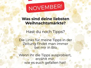 🎉 Die Tipps der Woche sind da und ich habe euch alle familienfreundlichen Weihnachtsmärkte gesammelt, die ich finden konnte! 🤩 - Instagram Bild 20