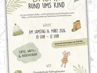 🥳 Hier ist Teil 2 mit Kinderkleidungs Basaren! Danke für all eure Flyer und Nachrichten 💕🙌🏽 - Instagram Bild 6