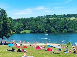 Wir haben den Heisterberger Weiher besucht und es hat uns super gefallen! 💫 - Instagram Bild 5
