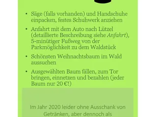 🎄Weihnachtsbaum-Selbst-Schlage-Aktion‼️ - Instagram Bild 5
