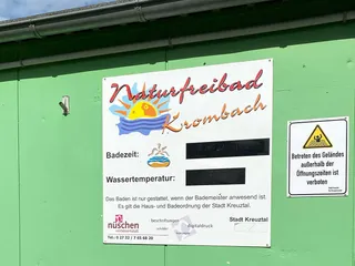 Wir haben die Sonne genutzt und das Naturfreibad in Krombach besucht. - Instagram Bild 7