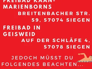 Die Warmwasserfreibäder sind seit einer Woche wieder offen! - Instagram Bild 2