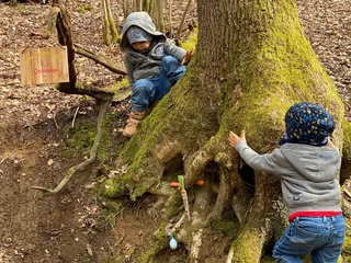 Heute waren wir in Eiserfeld unterwegs! Wir besuchten den Osterhasen Baum vom AWO Kindergarten Birkenweg. - Instagram Bild 8