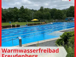 📍Warmwasser-Freibad in der Gambach. Gambachsweg 24, 57258 Freudenberg. - Instagram Bild 1