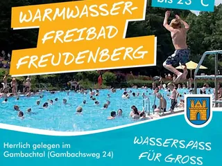 📍Warmwasser-Freibad in der Gambach. Gambachsweg 24, 57258 Freudenberg. - Instagram Bild 7