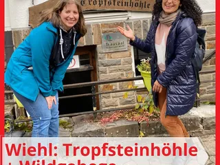Gestern waren wir mit Andrea von @Freizeittippsnrw und ihren süßen Kids in Wiehl und haben die Wiehler Steinhöhle, den Waldlehrpfad und den Tierpark besucht. 💫 - Instagram Bild 1
