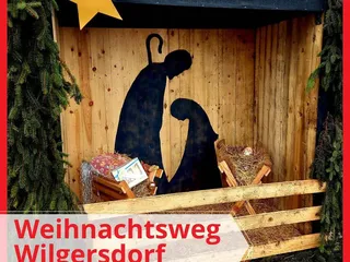 Hi! Hier haben wir mehr Bilder + Infos von dem Weihnachtsweg in Wilgersdorf! - Instagram Bild 1