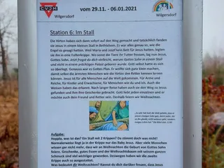 Hi! Hier haben wir mehr Bilder + Infos von dem Weihnachtsweg in Wilgersdorf! - Instagram Bild 3