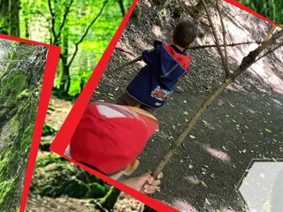 ...und vom Parkplatz unterhalb des Tierparks wandert man über Waldwege entlang des Otterbachs… - Instagram Bild 4
