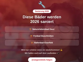 Hi! Ich habe für euch einige Infos zu Freibädern in der Region gesammelt ☀️🏊‍♂️ - Instagram Bild 6